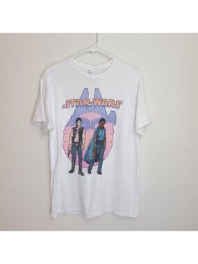 Star Wars Y2K Han Solo Lando Calrissian graphic tee